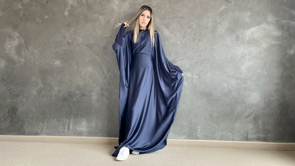 Essential Silk Jilbab - Midnight