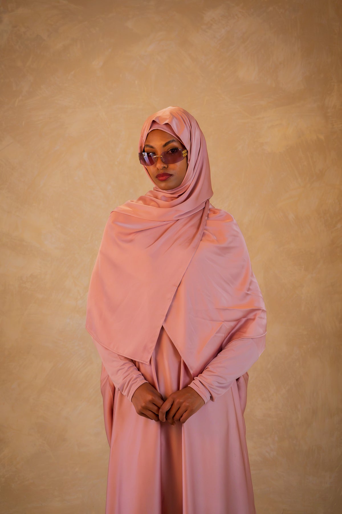 All in-one Jilbab - Orchid