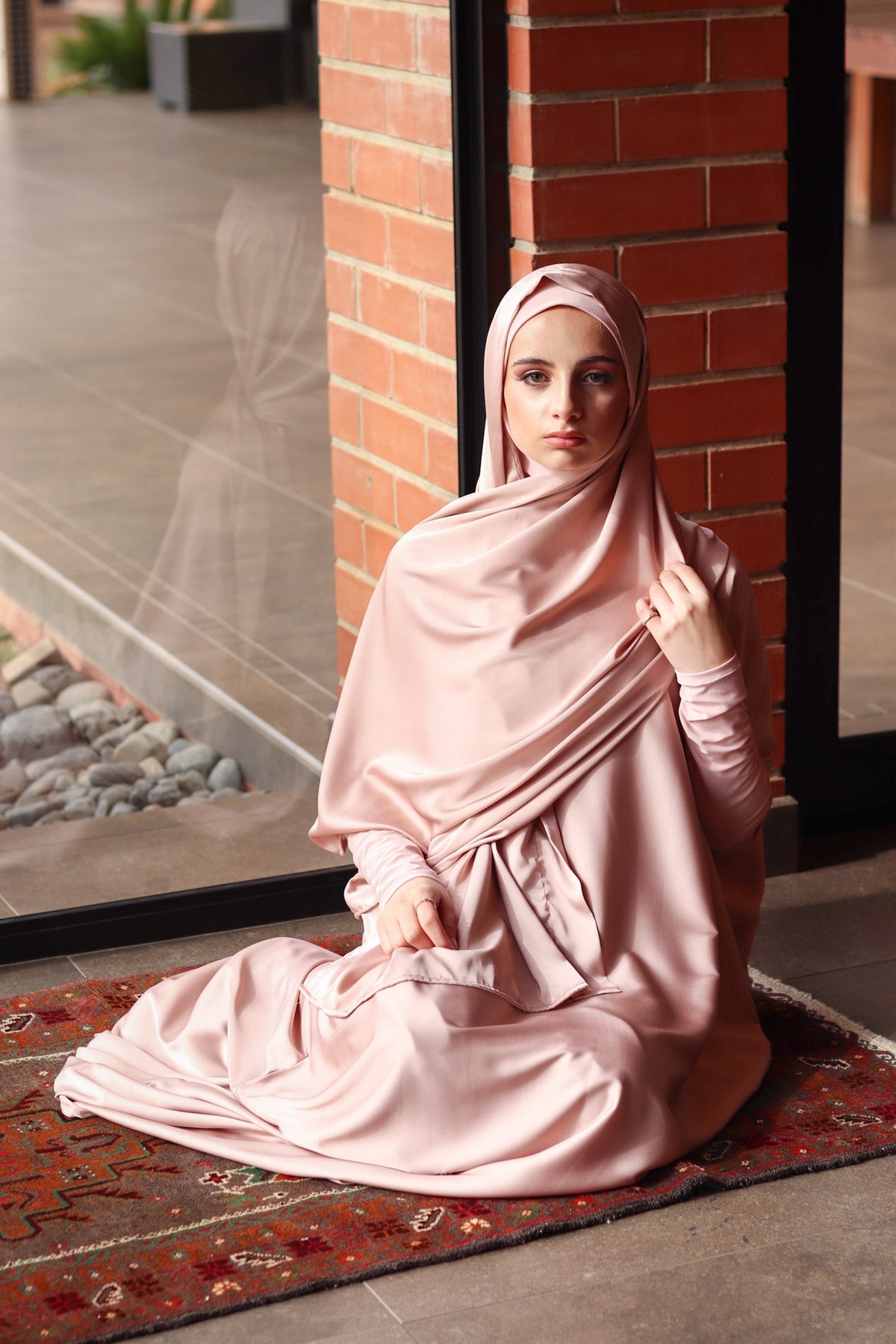All-In-One Jilbab - Rosette