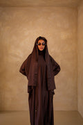 All in-one Jilbab - Espresso Brown