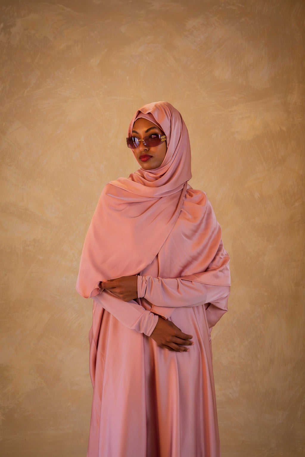 All in-one Jilbab - Orchid