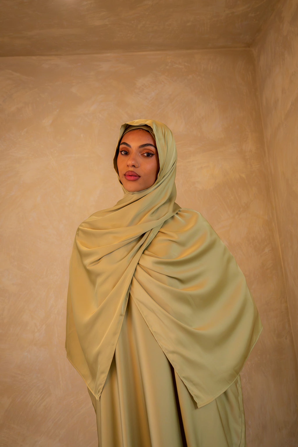 All in-one Jilbab - Pistachio