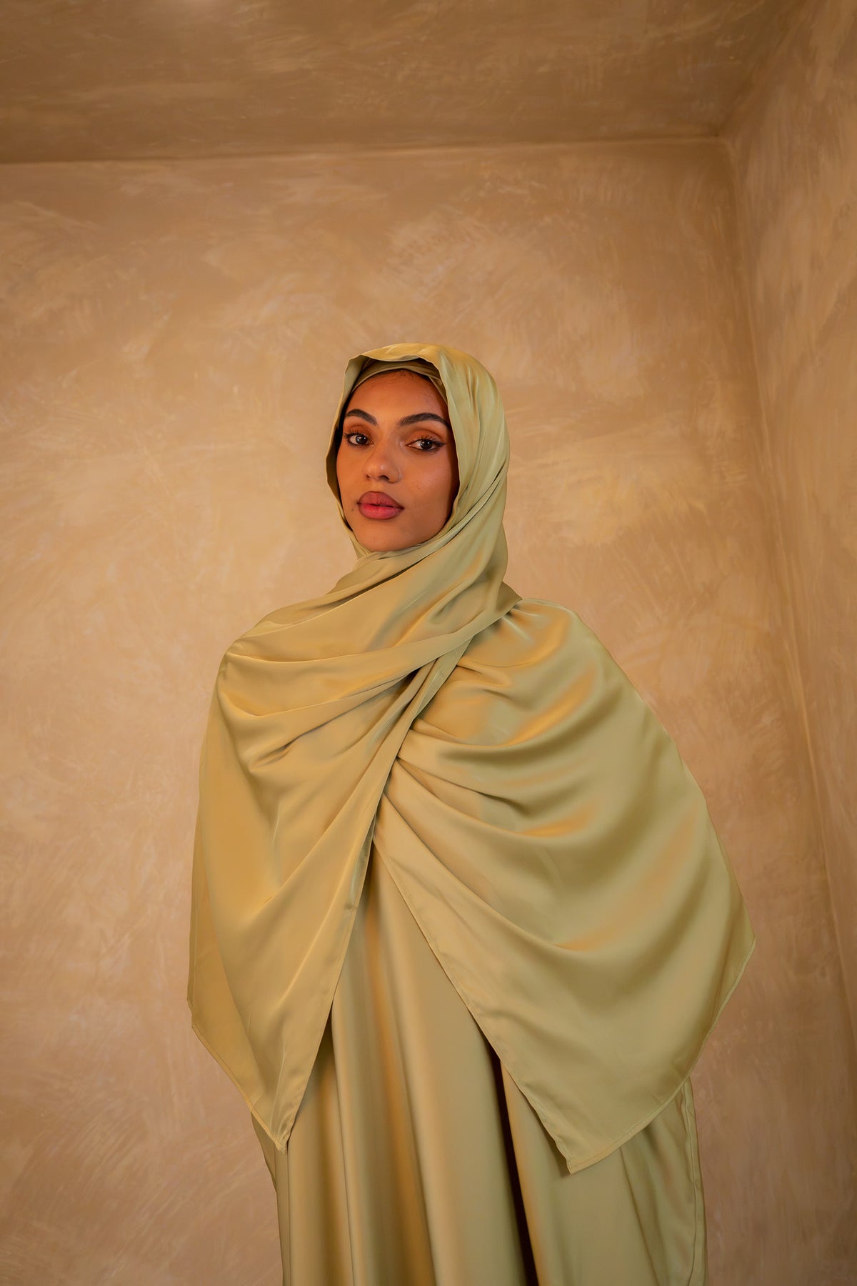 All in-one Jilbab - Pistachio