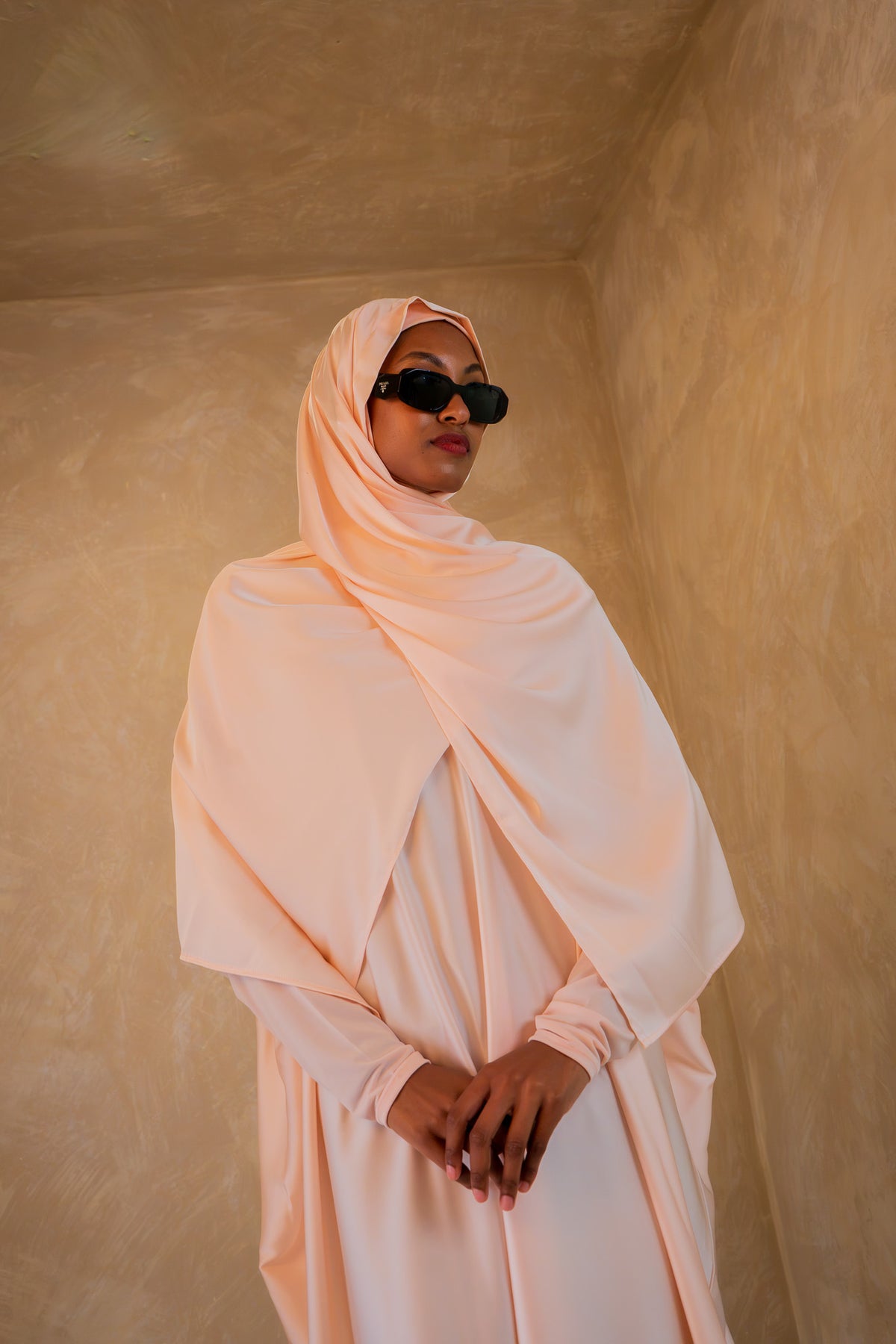All in-one Jilbab - Candy floss