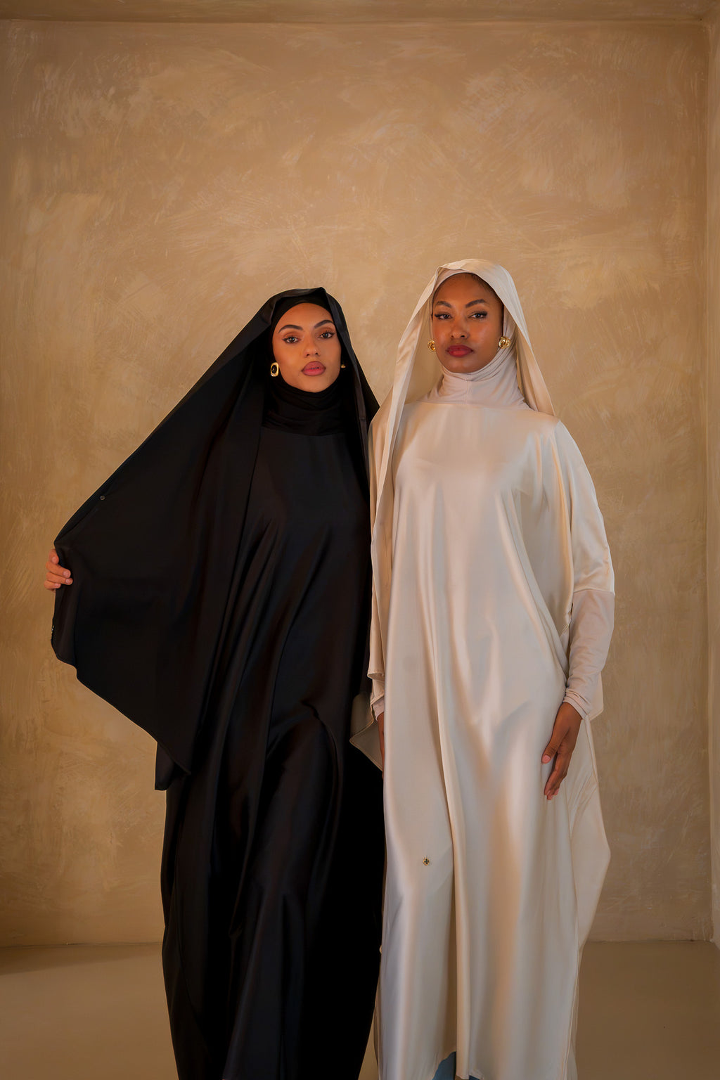 All in -one Jilbab - Cream